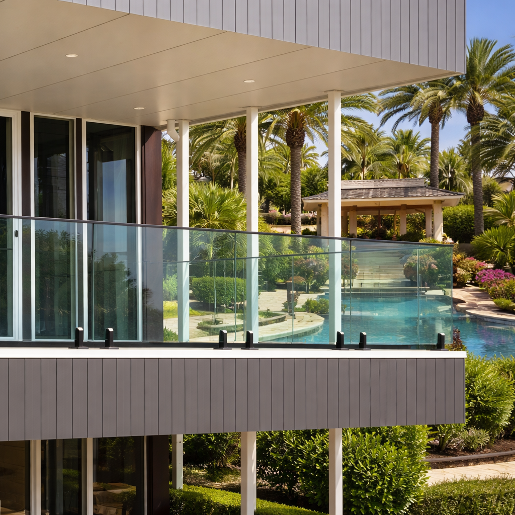 Balustrade Glass (fixed by spigots) Image