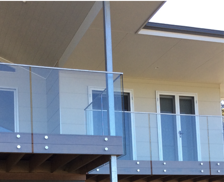 Balustrade Glass (fixed by standoffs) Image