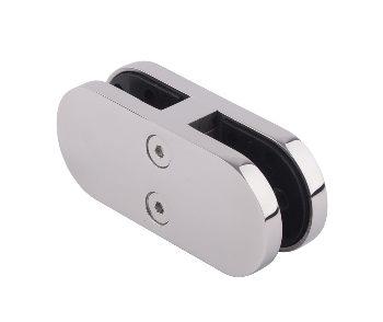 Heavy duty Glass-to-Glass Clip 180°