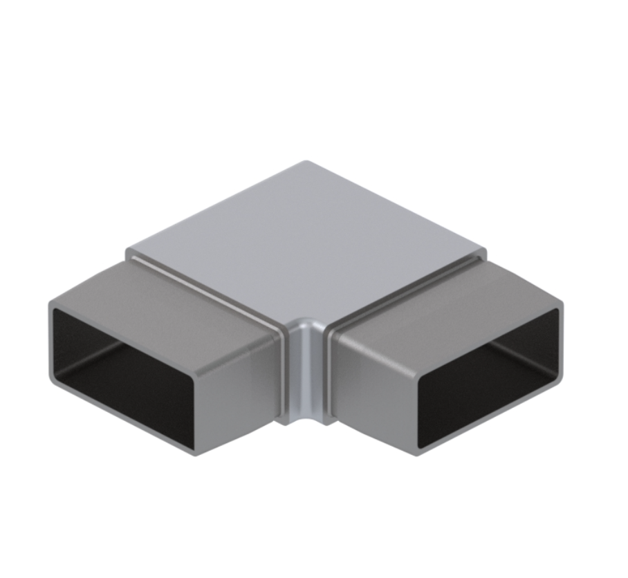 50x25mm Handrail 90 Degree Connector