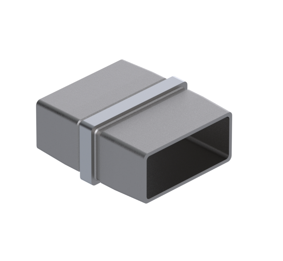 50x25mm Handrail 180 Degree Connector