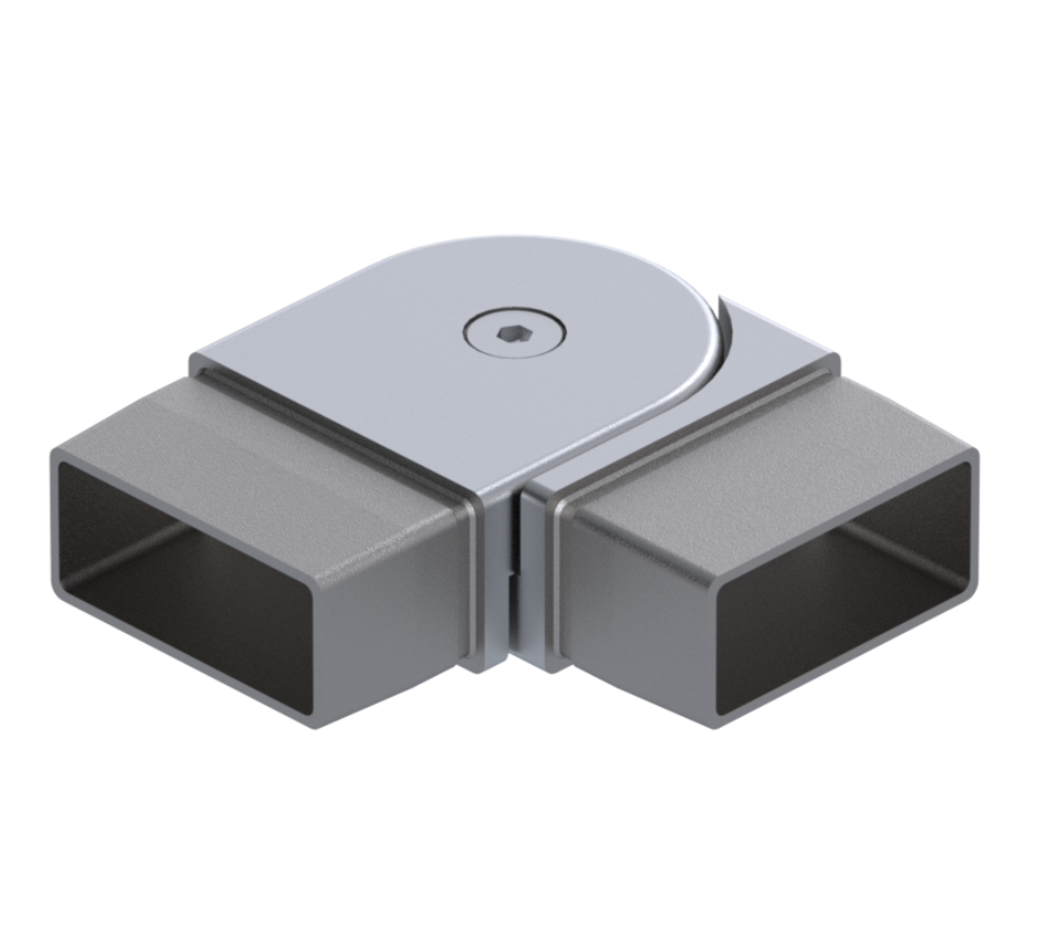 50x25mm Handrail 90 Degree Connector