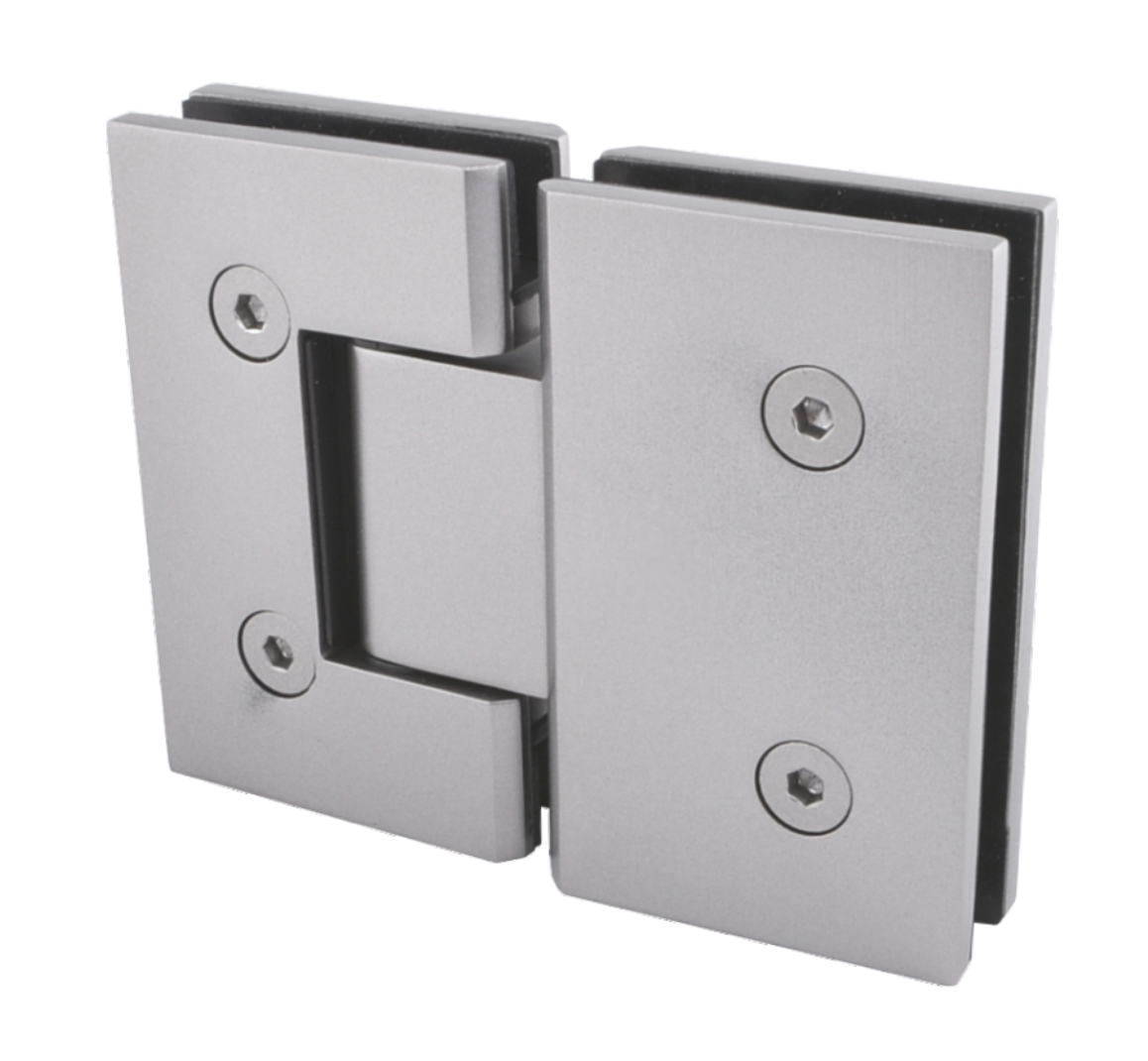 180° glass to glass shower hinge