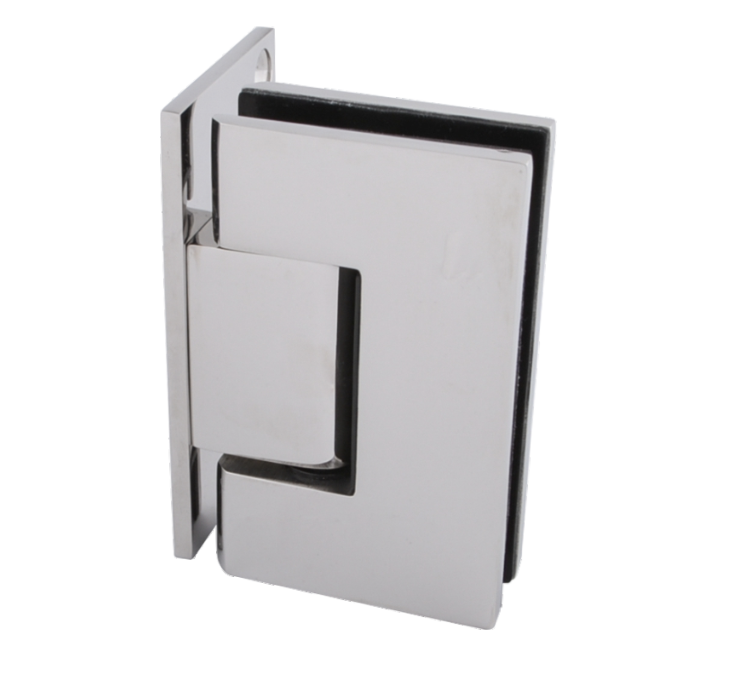 Glass to wall shower hinge