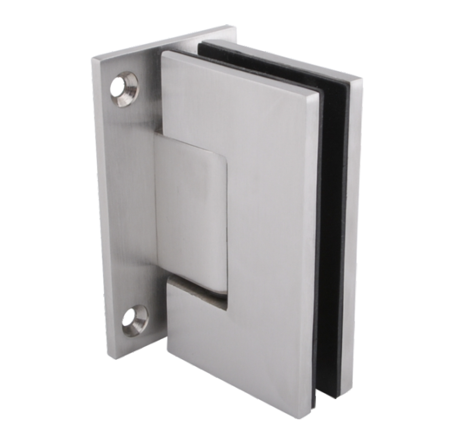 Glass to wall hinge